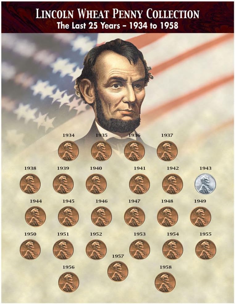 Lincoln Wheat Penny Collection Book